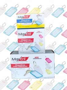 Keychains With Label Colorful Key Organizer Identifier - 100 單位 - 查看 6