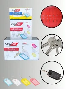 Keychains With Label Colorful Key Organizer Identifier - 100 單位 - 查看 2