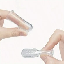1 pièce Brosse à dents au doigt pour animal de compagnie, brosse à dents pour chien pour prévenir le tartre, petite brosse à dents en silicone pour chat pour les soins des dents et des gencives