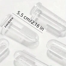 1 pièce Brosse à dents au doigt pour animal de compagnie, brosse à dents pour chien pour prévenir le tartre, petite brosse à dents en silicone pour chat pour les soins des dents et des gencives