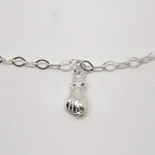 Bracelet With Figa Pendant (925 Silver) - 銀色 - 查看 3