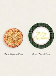 Zestaw 68 elementów wykonany z materiałów, w tym jednorazowe talerzyki papierowe, talerzyki papierowe z motywem zielonego drzewa, 7-calowe talerzyki papierowe, 9-calowa tektura, jednorazowe talerzyki na imprezę, materiały, talerzyki papierowe, akcesoria na imprezę