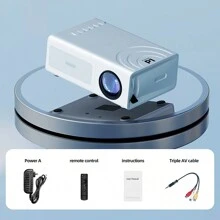 Outdoor Mini Projector, , Model Is Easy To Carry, Suitable For Travel/Outdoor/Living Room, HD 1080p Supported , Compatible With AV/SD Card/HDTV/USB,Etc.