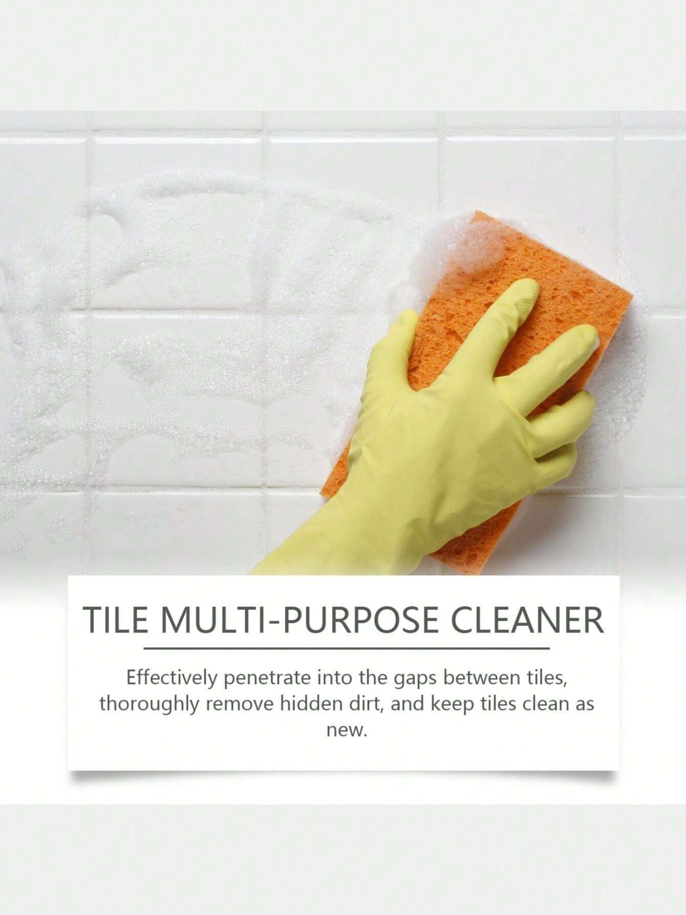 MultiPurpose Tile Cleaner, Cleans And Polishes Floors, Walls, And
