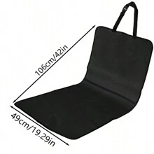 宠物垫汽车乘客座椅垫汽车后排防污垫户外旅行垫一体式猫狗垫 - 彩色 - 查看 8