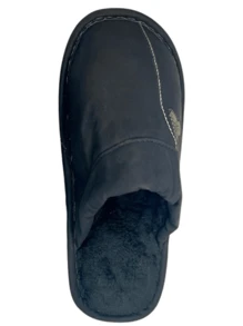 Pantuflas de espuma viscoelástica para hombre, cómodo forro polar de felpa, suela de goma duradera que no deja marcas, Chanclas de microgamuza resistente al desgaste, pantuflas para interiores