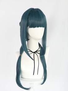 Tóc giả cosplay thẳng dài màu xanh lá cây có mái bằng cho tóc sợi tổng hợp chịu nhiệt cao không keo của phụ nữ Tóc giả thẳng màu xanh lá cây có mái cho trang phục dự tiệc Halloween, hóa trang, hòa nhạc lễ hội trường, chụp ảnh kỳ nghỉ, triển lãm truyện tranh, mặc hàng ngày, tóc giả có mái thời trang cổ điển cho ngày lễ, sinh nhật, quà tặng ngày lễ tạ ơn, trang trí Giáng sinh, năm mới và 1 mũ đội tóc giả - màu xanh lá - Xem 4