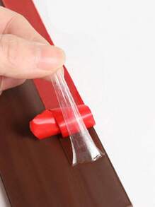 1 Meter Door Bottom Sealing Strip, Wooden Door Sound Insulation Strip, Anti-Theft Door Room Door Wind Strip, Door Seam Sticker Strip, Door Toilet Door Bottom Strip - Multicolor - View 8