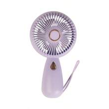 圣诞节装饰 2024 新款手持迷你风扇 USB 充电灯便携式小电风扇礼物 - 彩色 - 查看 8