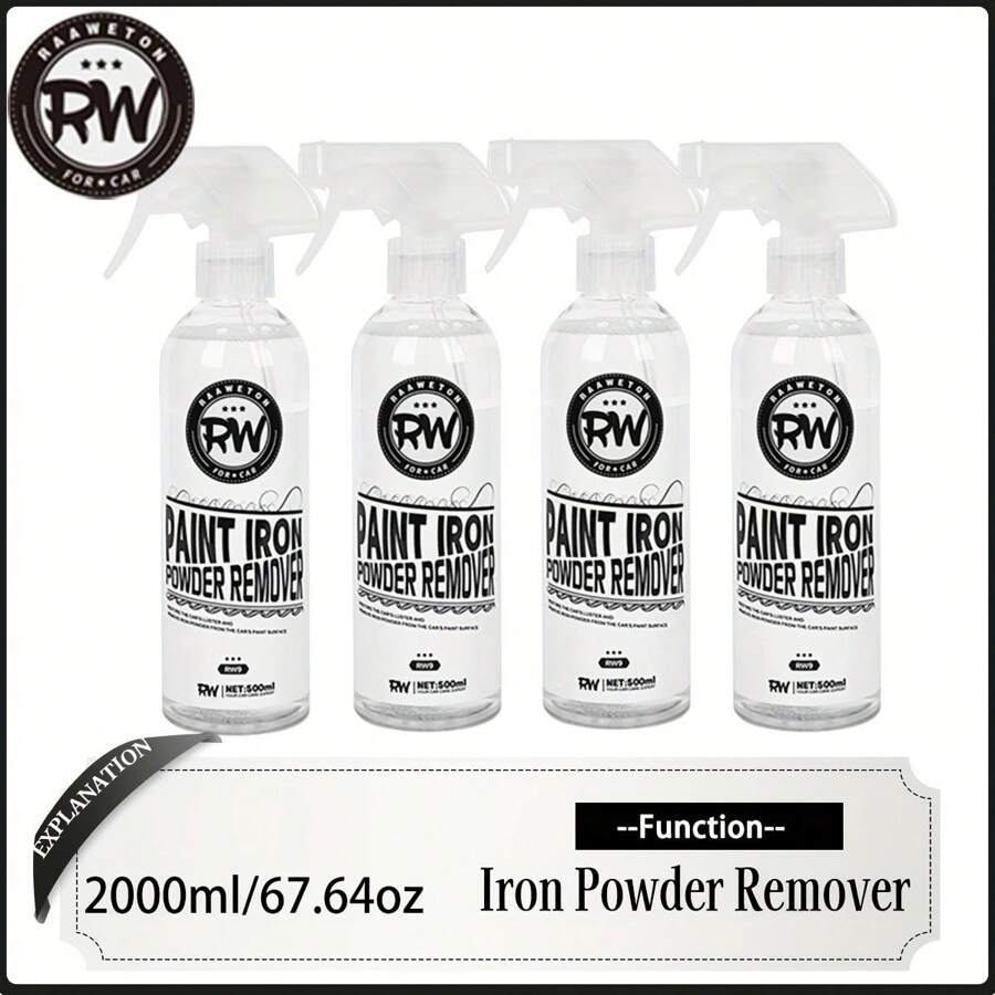 Iron Remover (16.9 Fl. Oz) Powerful And Safe Formula, Neutral PH