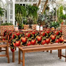 JIT 1pc 2025 Khăn trải bàn lễ Phục sinh mùa xuân hè nhiều màu sắc, họa tiết thỏ, trứng và hoa, họa tiết bướm bay trên bầu trời xanh, vải polyester chống thấm nước cho bữa ăn trong nhà/ngoài trời, dễ chăm sóc, quà tặng trang trí ngày lễ hoàn hảo cho bé gái - 548 - Xem 6