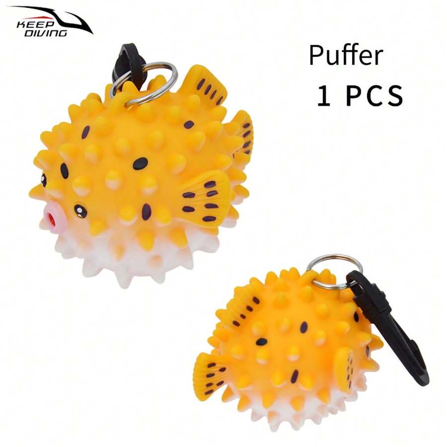 KEEP DIVING 1pc PVC Cute Cartoon Secondary Regulator Mouth Bite