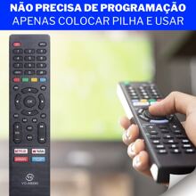 Control For Multilaser Smart TV 9147 9140 Prime Video Key 9143 TL011 TL012 - 黑色 - 查看 3