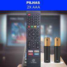Control For Multilaser Smart TV 9147 9140 Prime Video Key 9143 TL011 TL012 - 黑色 - 查看 4