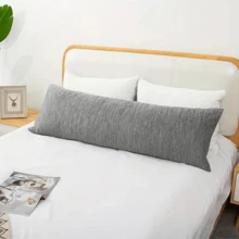 Cooling Memory Foam Full Body Pillow For Side Sleepers, 20x54 Inch, Large Firm Pillow For Adults