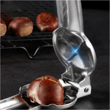 Kẹp hạt dẻ cầm tay, dụng cụ cắt hạt dẻ bằng thép không gỉ 304, dụng cụ mở hạt dẻ cười, dao cắt hạt macadamia, dụng cụ mở quả óc chó, kìm mở hạt kim loại, kìm mở hạt dẻ đa năng. Hình ảnh đẹp. Nếu có sự khác biệt nhỏ giữa sản phẩm thực tế, vui lòng tham khảo sản phẩm đã nhận, điều này sẽ không ảnh hưởng đến việc sử dụng. - Nhiều màu - Xem 4