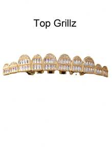 THATBOY 1 件/2 件 Blingbling Rapper Cospalyer 10/20 牙齿矫正器,适合男女,万圣节吸血鬼牙齿装饰,身体首饰,适合男士派对佩戴牙齿装饰,派对礼物,Supershine Rapper 珠宝角色扮演者服装配饰圣诞新年情人节节日礼物 - 彩色 - 查看 9