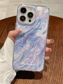 iPhone 15 Pro Max、16 Pro Max、14、13、12 Pro Max、11 波纹图案动画手机壳 - 無色 - 查看 3