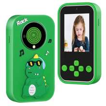 适合 6-8 岁女孩男孩的儿童智能手机礼物，带前置摄像头，圣诞礼物，适合 3 4 5 7 6 8 10 岁儿童的玩具，生日礼物创意 - 彩色 - 查看 14