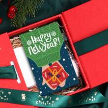 50 cái/gói Thiệp Giáng sinh "Merry Christmas", Quà tặng trang trí/Thiệp tên, Thiệp chúc mừng, Thiệp cảm ơn, Đồ trang trí quà tặng - Nhiều màu - Xem 6