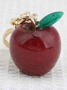 1 Piece Of Oversized Apple Keychain Pendant - Bag Charm Pendant - A Good Choice As A Halloween And Christmas Holiday Gift - Oversized Cherry Pendant - Fashionable Apple Pendant Accessories Ladies Bag Car Accessories School