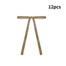 12/24 Pcs Velvet Christmas Bows For Christmas Tree Rustic Crafts Gift Bows Vintage Velvet Ribbon Bows For Xmas Home Outdoor Indoor Valentines