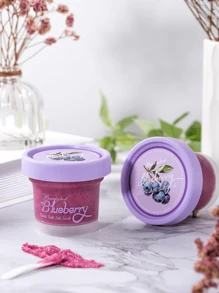 Beauty Host Exfoliante Corporal De Arandanos De 130g, Cuidado De La Piel Del Cuerpo Nutritivo E Hidratante Para Mejorar La Sequedad, Lavado Corporal Para La Exfoliación E Hidratación De Piel Del Cuerpo, Cara, Manos Y Pies - Morado - Ver 5