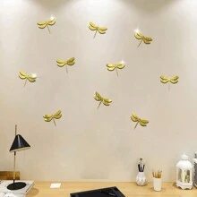 1 Bộ gương chuồn chuồn Acrylic 3D dán tường nổi Trang trí nhà cửa cho lối vào, hiên nhà, phòng khách, phòng ngủ, văn phòng, ký túc xá, Lựa chọn tuyệt vời cho gia đình, Quà tặng trang trí tường tốt nhất - Nhiều màu - Xem 1