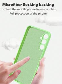 Imitation Original Texture Liquid Series Phone Case Compatible With Apple, Compatible With OPPO, Compatible With VIVO, Compatible With OnePlus, Compatible With Redmi, Compatible With Honor Smartphones,International Version, Not The Domestic Version - Mint Green - View 2