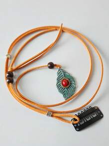 1 dây buộc tóc tua rua bằng da phong cách Boho cổ điển - Nhiều màu - Xem 10