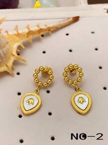 6 Pcs Women's Gold Hoop Earrings,14k Gold Cartilage Earrings Set Allergy Resistant Water Drop Pearl Earrings Delicate Gold Studs Small Gold Huggie Hoop Earrings Women's Fashion Gold Accessories