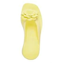 EVVA HIT Women's Platform Flip Flops Super Light And Soft EVA Heel Women's Platform Sandals Women's Clogs Women's Flat Sandals Women's Sandals - 黃色 - 查看 4