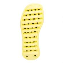 EVVA HIT Women's Platform Flip Flops Super Light And Soft EVA Heel Women's Platform Sandals Women's Clogs Women's Flat Sandals Women's Sandals - 黃色 - 查看 5