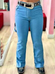 Women's Jeans, Light Carpenter, Premium Country Line, Rodeo, Cavalgada, High Waist - Rửa nhẹ - Xem 4