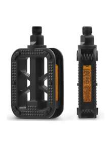 Một cặp bàn đạp xe đạp, 11 * 7cm Chất liệu nhựa màu đen (Tặng kèm cờ lê nhỏ làm quà tặng) - Nhiều màu - Xem 9