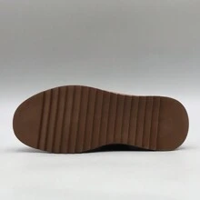 Męskie okrągłe buty Chelsea Boots Buty Gruba podeszwa Zimowe buty outdoorowe, czarne buty Botki, brązowe buty zimowe