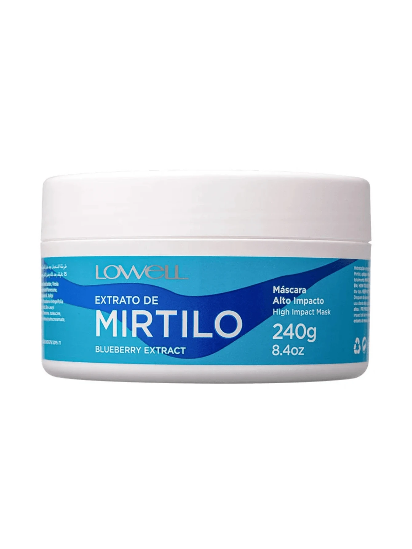Lowell High Impact Blueberry Extract - Hair Mask 240g - 白色 - 查看 1