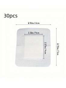 30pcs Wound Dressing Sticker/Wound Dressing/Reathable Edge Gauze Pad, Latex Bandage/ Self Adhesive Wound Dressing
