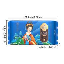 4 miếng/gói băng vệ sinh ban đêm kháng khuẩn siêu dài, dài 420mm - Màu tím - Xem 6