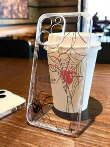 Ốp lưng điện thoại họa tiết mạng nhện đục lỗ chính xác tương thích với iPhone 16/ 16 Pro/ 16 Plus/ 16 Pro Max/ 15 Pro Max, Ốp lưng điện thoại Apple P13 P14 dành cho nữ P11 Vỏ mềm P12 Chống sốc, XS XR / 7 8 P 7 8GES2, A50 A12 A32 A52 A72 A51 A21S A13 A14 S22 Ultra S23 A33 A53 S20 FE, Redmi 11 Youth 12 Pro 12/12X Note11 9A 9C Polox3 NFC Redmi 10 9 Note9 12C Note11 Pro 10C Note8 Pro Ốp lưng điện thoại - Nhiều màu - Xem 3