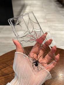 Ốp lưng điện thoại họa tiết mạng nhện đục lỗ chính xác tương thích với iPhone 16/ 16 Pro/ 16 Plus/ 16 Pro Max/ 15 Pro Max, Ốp lưng điện thoại Apple P13 P14 dành cho nữ P11 Vỏ mềm P12 Chống sốc, XS XR / 7 8 P 7 8GES2, A50 A12 A32 A52 A72 A51 A21S A13 A14 S22 Ultra S23 A33 A53 S20 FE, Redmi 11 Youth 12 Pro 12/12X Note11 9A 9C Polox3 NFC Redmi 10 9 Note9 12C Note11 Pro 10C Note8 Pro Ốp lưng điện thoại - Nhiều màu - Xem 5