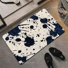 1 tấm thảm sàn phong cách tranh mực đen trắng, thảm chống trượt mềm mại, đơn giản và sáng tạo, chống mỏi, thấm hút, phòng tắm, phòng ngủ, phòng khách, nhà bếp, phòng tắm, phòng giặt, phòng tắm, hành lang, lối ra vào, phòng trò chơi, vật liệu Diatomite dày 3,5mm cho mọi mùa, thảm trang trí nhà cửa - Nhiều màu - Xem 6