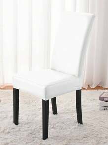 1 Vỏ bọc ghế PU đàn hồi chống thấm nước, Thiết kế đơn giản màu trơn, Vỏ bọc bảo vệ phòng khách phòng ngủ, Thích hợp cho ghế trang trí trong phòng ăn, tiệc tùng, khách sạn - trắng - Xem 11