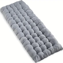 Outdoor Camping Cot Pads Mattress- Soft Comfortable Lightweight Thick Cotton Sleeping Cot- Portable Hiking, Traveling, Backpacking Waterproof Bottom Pad Mattress - 灰色 - 查看 1