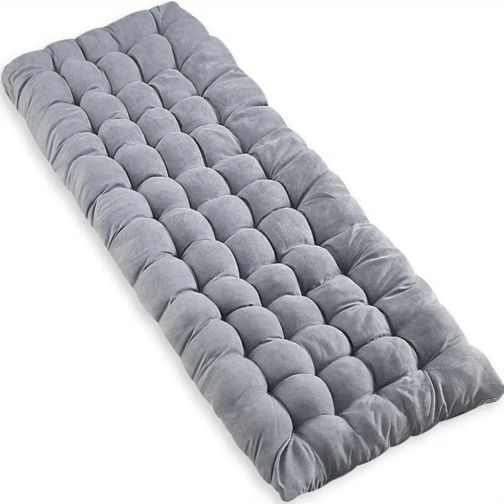 Outdoor Camping Cot Pads Mattress- Soft Comfortable Lightweight Thick Cotton Sleeping Cot- Portable Hiking, Traveling, Backpacking Waterproof Bottom Pad Mattress - 灰色 - 查看 1