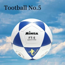Standard 5# PVC Laminated Adult Soccer Ball For Training And Match - Multicolor - View 1