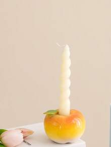 创意彩色陶瓷烛台、苹果形桌面装饰、走廊装饰品、北欧风格氛围增强剂、房间装饰、礼物 - 彩色 - 查看 10