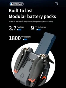 New Model S183 High-Configuration Remote Control Drone, High-Definition Dual-Camera Aerial Photography Remote Control Aircraft. Equipped With Optical Flow Hover - Black - View 7