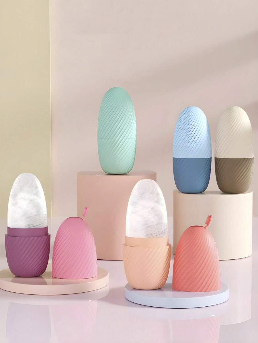 1pc/3pcs/4pcs Ice Roller Silicone Ice Roller Mold Leakproof Reusable Clean Skin Care Tool For Facial Massage Đá áp dụng để loại bỏ mẩn đỏ và sưng tấy Làm khô mặt Làm sạch lỗ chân lông Công cụ chăm sóc da cổ với hiệu ứng làm mát - Nhiều màu - Xem 1