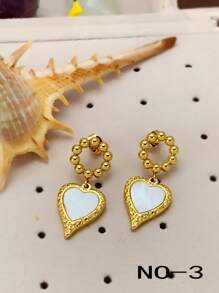 6 Pcs Women's Gold Hoop Earrings,14k Gold Cartilage Earrings Set Allergy Resistant Water Drop Pearl Earrings Delicate Gold Studs Small Gold Huggie Hoop Earrings Women's Fashion Gold Accessories